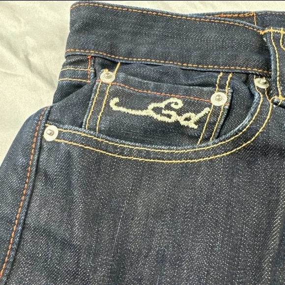 RARE Ed Hardy Dark Wash 2009 Tiger Dragon Scull Tattoo Jeans